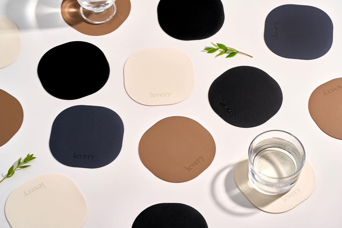 Pacific coasters styled on a dining table