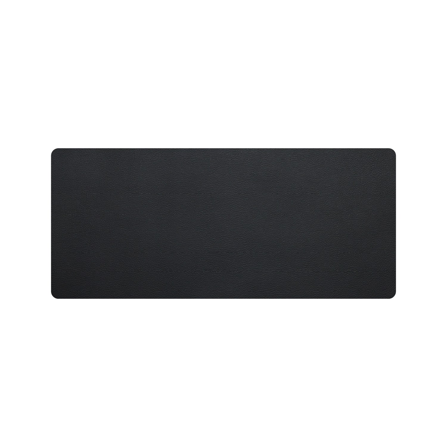 Black Roskin vegan leather desk pad, 90 x 40 cm