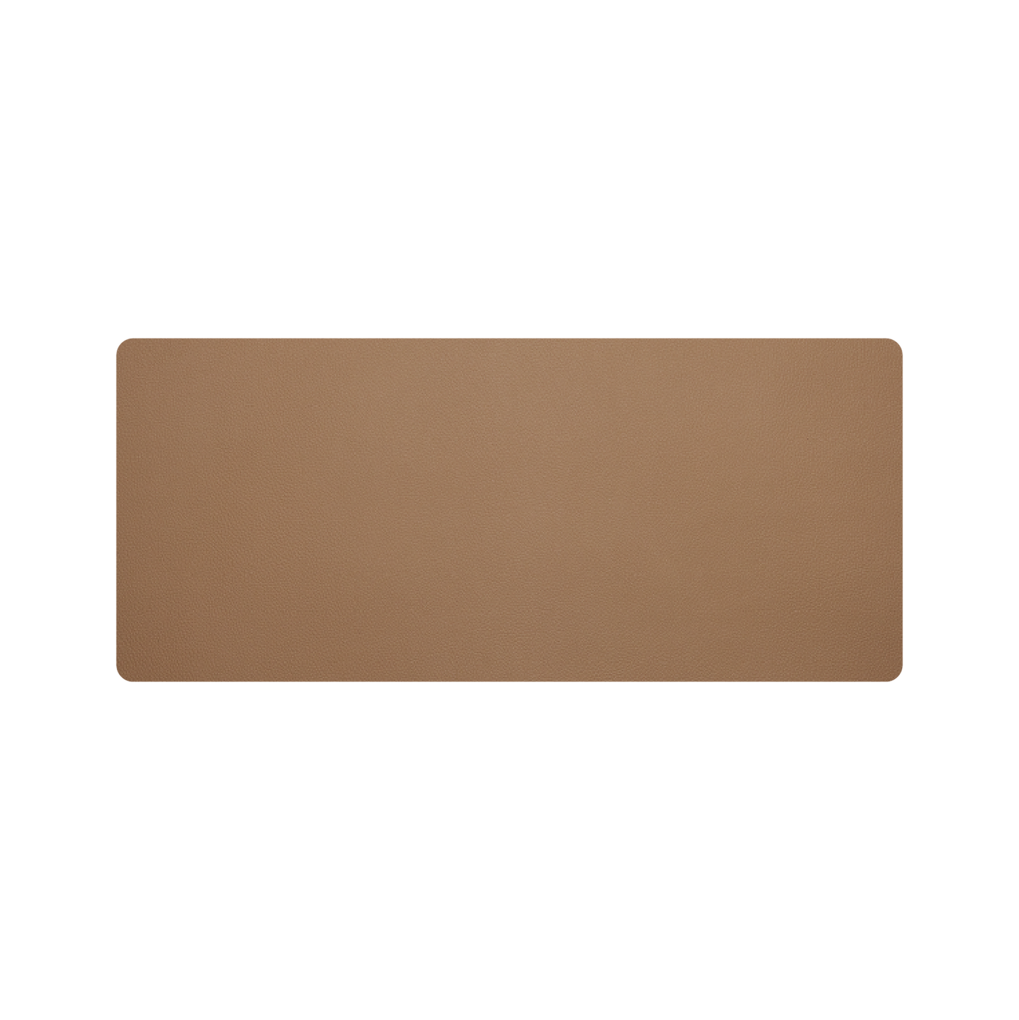 Brown Roskin vegan leather desk pad, 90 x 40 cm
