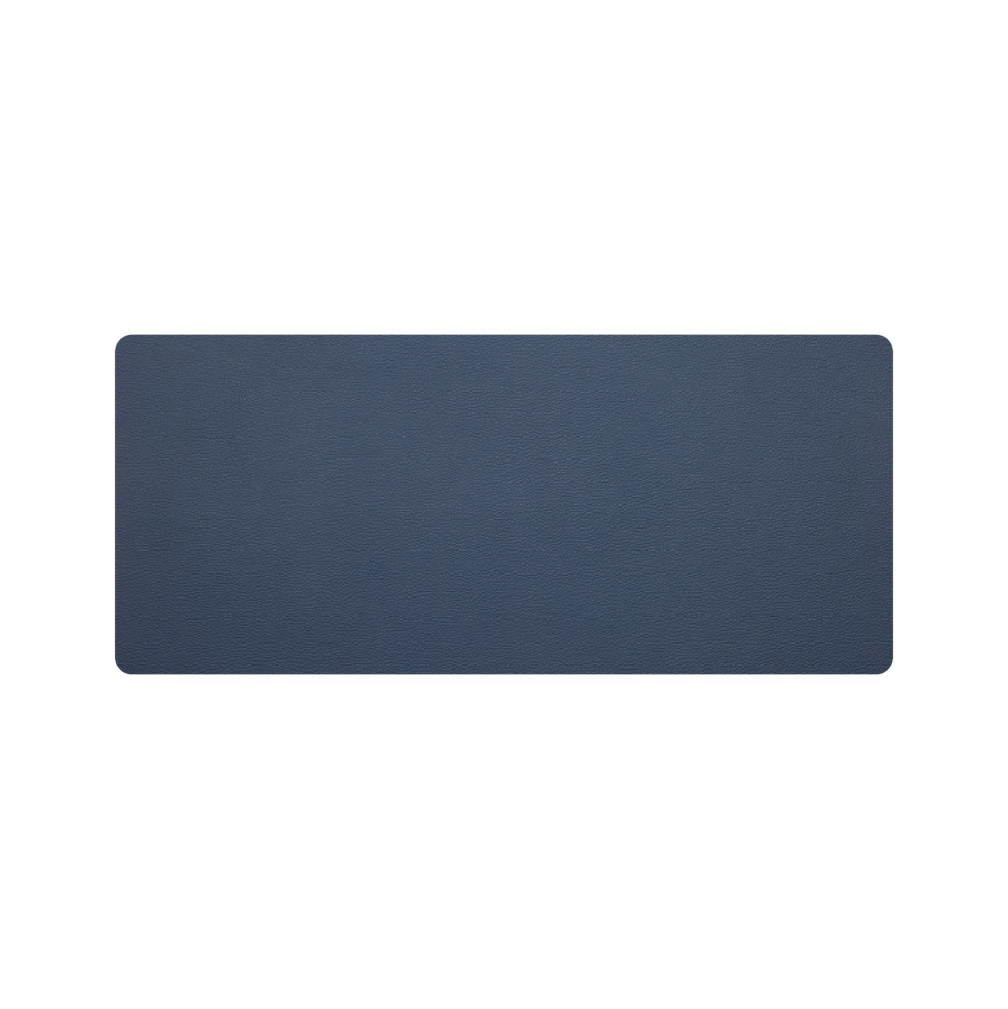 Navy Roskin vegan leather desk pad, 90 x 40 cm